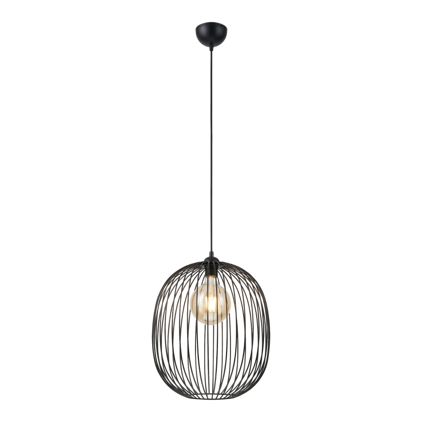 Pendel på sladd DESTELLO 1xE27/15W/230V Ø 32 cm svart