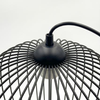 Pendel på sladd DESTELLO 1xE27/15W/230V Ø 32 cm svart
