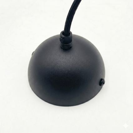 Pendel på sladd DESTELLO 1xE27/15W/230V Ø 32 cm svart