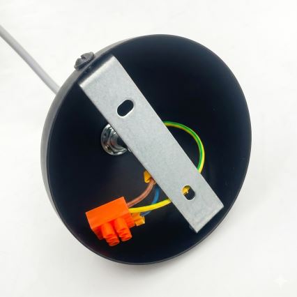 Pendel på sladd DESTELLO 1xE27/15W/230V Ø 32 cm svart
