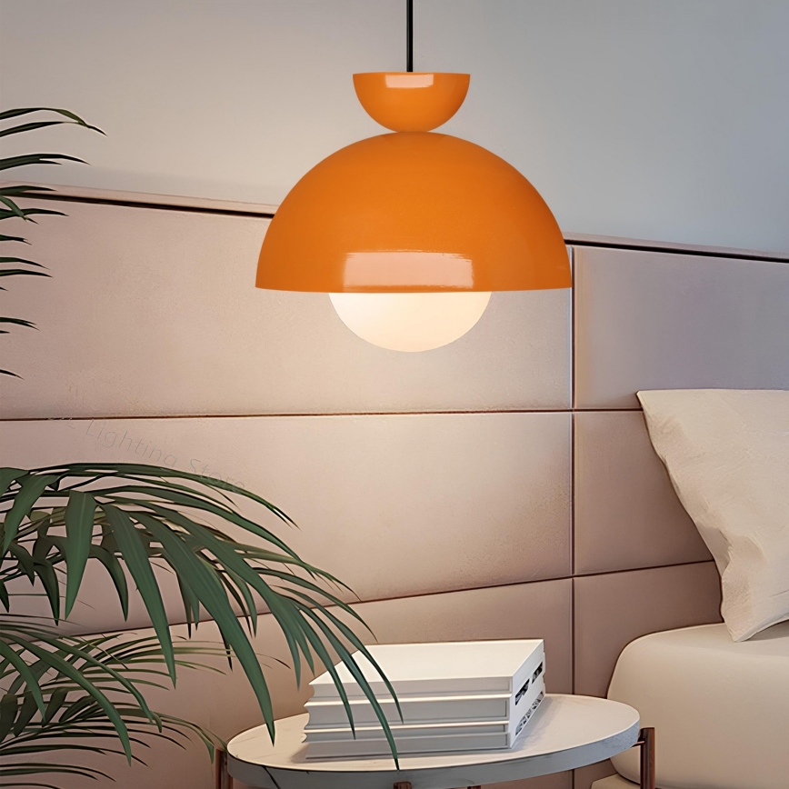 Pendel på sladd SALVA 1xE27/15W/230V orange