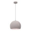 Pendel på vajer SOOL 1xE27/15W/230V Ø 27 cm krämfärgad