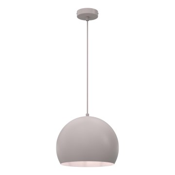 Pendel på vajer SOOL 1xE27/15W/230V Ø 27 cm krämfärgad