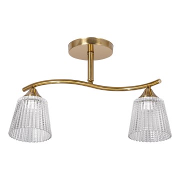 Pendelkrona 2xE14/60W/230V guld