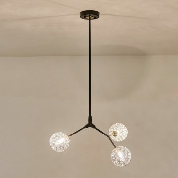 Pendelkrona 3xG9/15W/230V grå