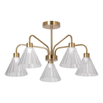 Pendelkrona 5xE27/60W/230V guld