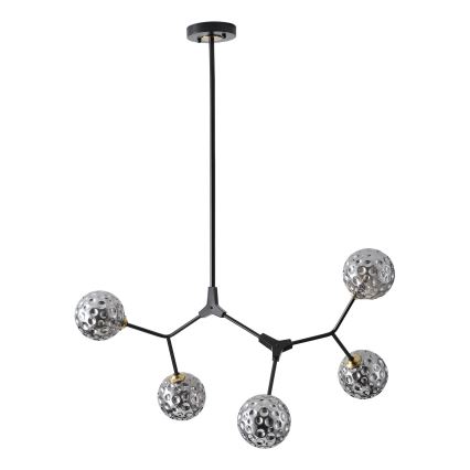 Pendelkrona 5xG9/15W/230V grå