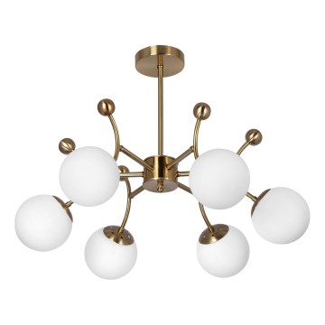 Pendelkrona 6xE27/60W/230V guld