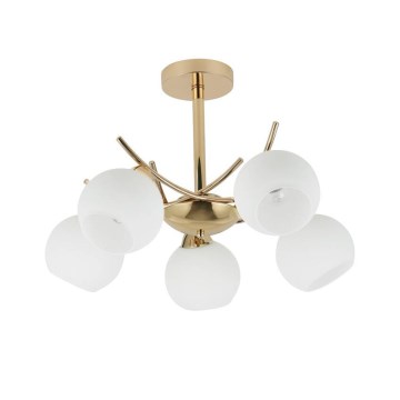 Pendelkrona AMOS 5xE27/40W/230V guld