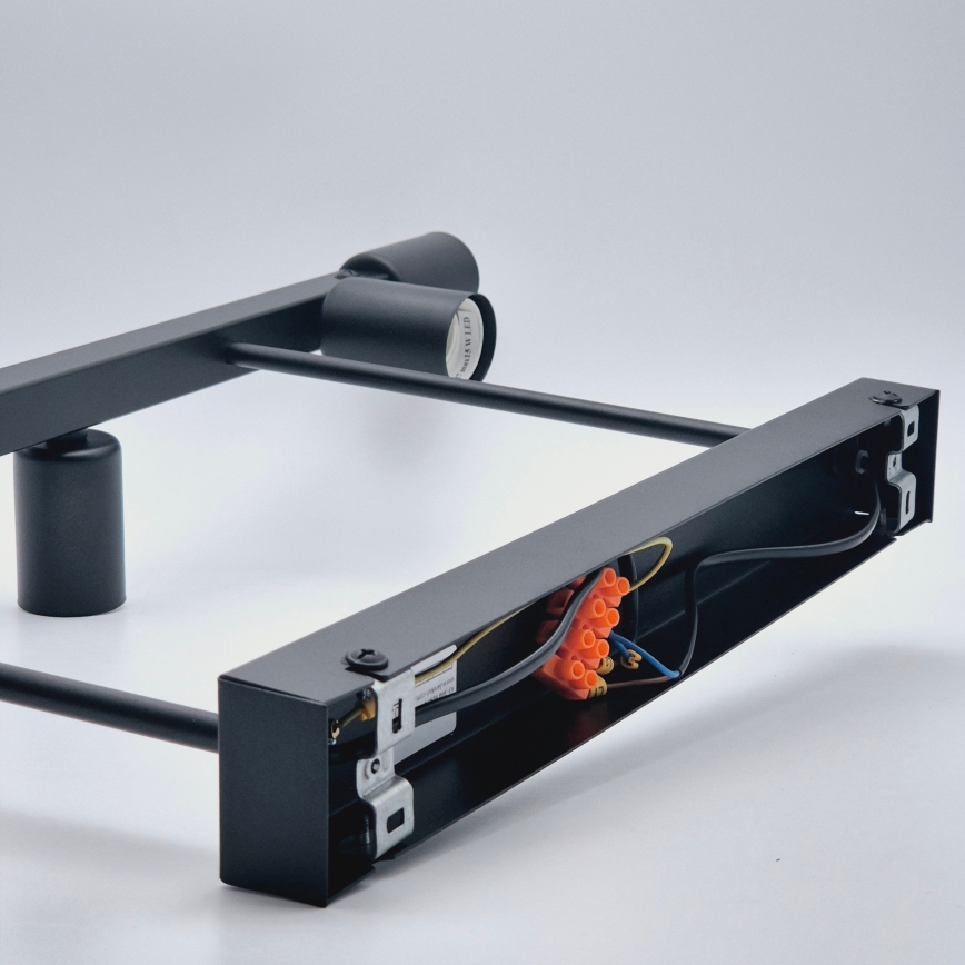 Pendelkrona ASTRID 6xE27/60W/230V svart