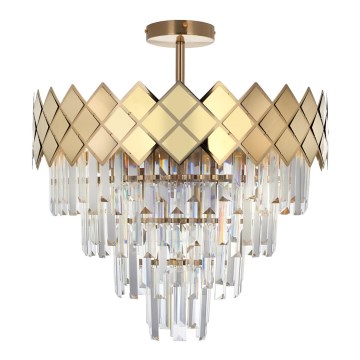 Pendelkrona CARISMA 9xE14/40W/230V guld