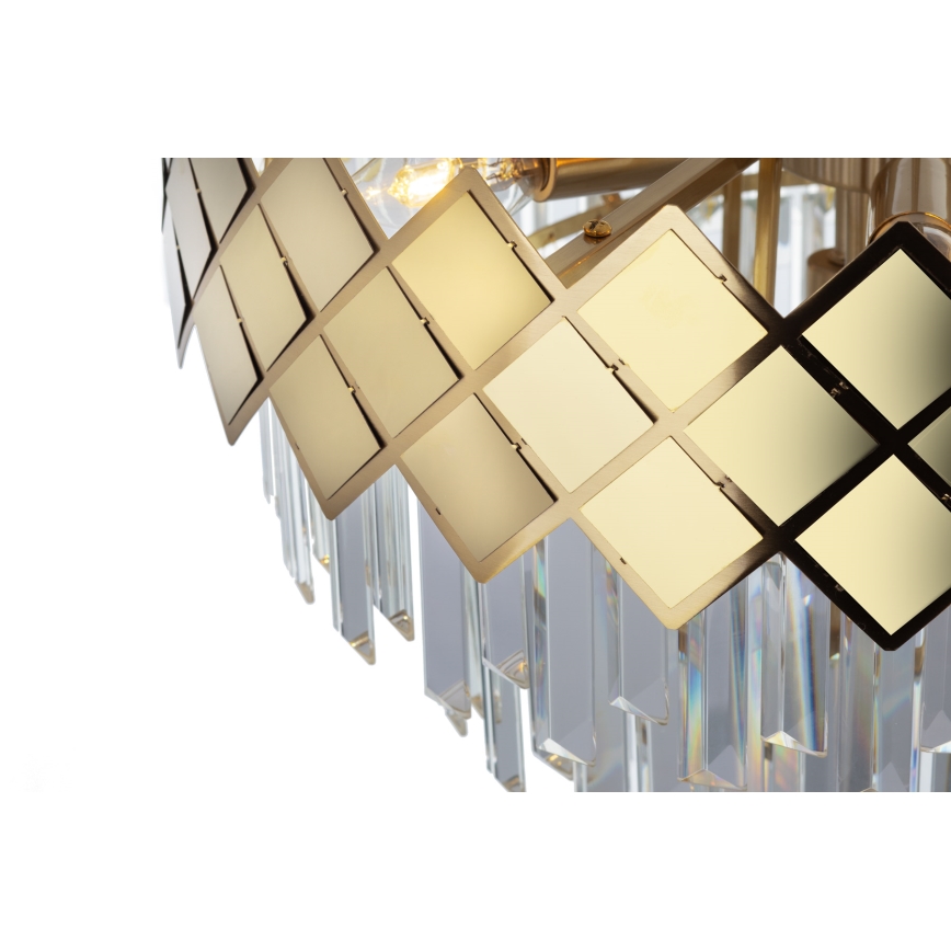 Pendelkrona CARISMA 9xE14/40W/230V guld
