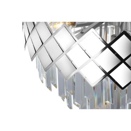 Pendelkrona CARISMA 9xE14/40W/230V matt krom