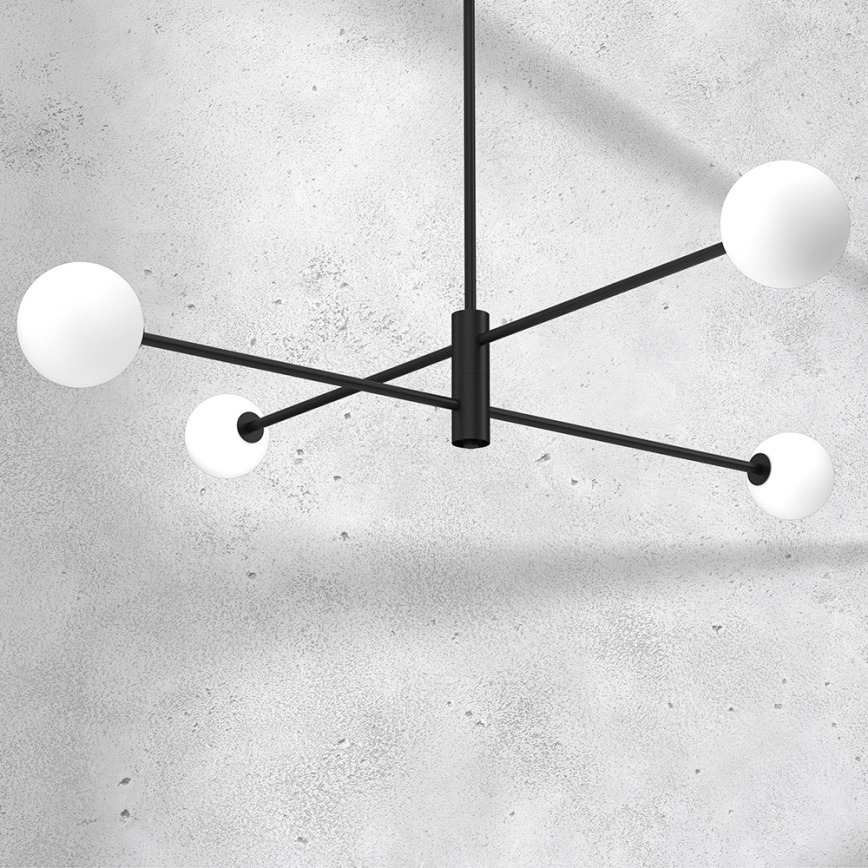 Pendelkrona DORI 4xG9/25W/230V svart