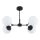 Pendelkrona FOTON 4xE14/10W/230V svart
