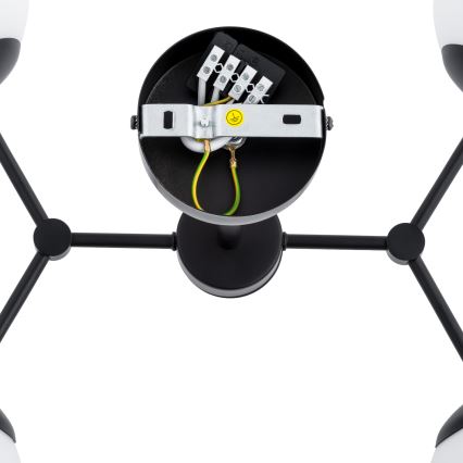 Pendelkrona FOTON 4xE14/10W/230V svart