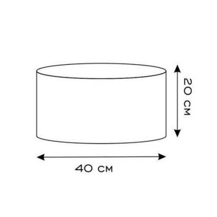 Pendelkrona HELEN 3xE27/15W/230V vit/gyllene