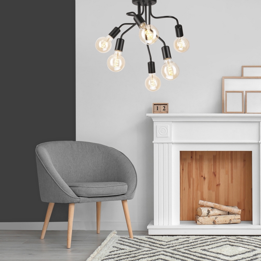 Pendelkrona HILDA 6xE27/60W/230V