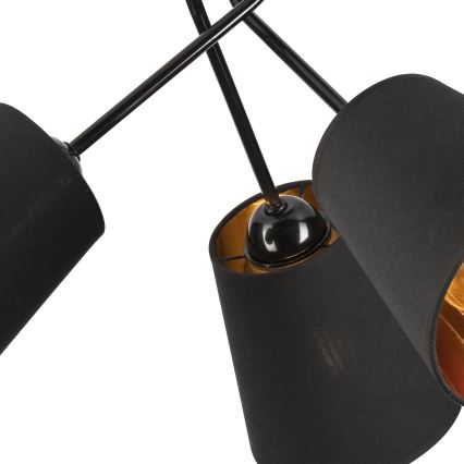 Pendelkrona IRMA 3xE27/15W/230V svart