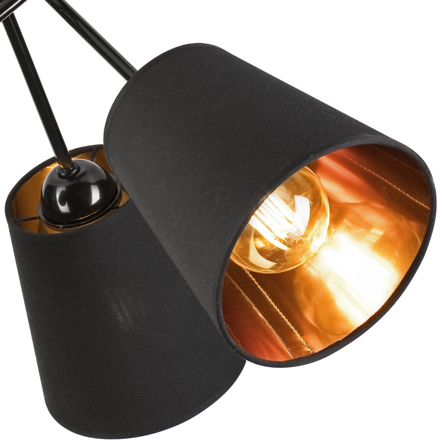 Pendelkrona IRMA 3xE27/15W/230V svart