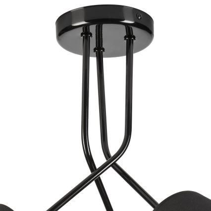 Pendelkrona IRMA 3xE27/15W/230V svart