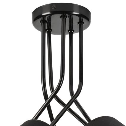 Pendelkrona IRMA 5xE27/60W/230V svart