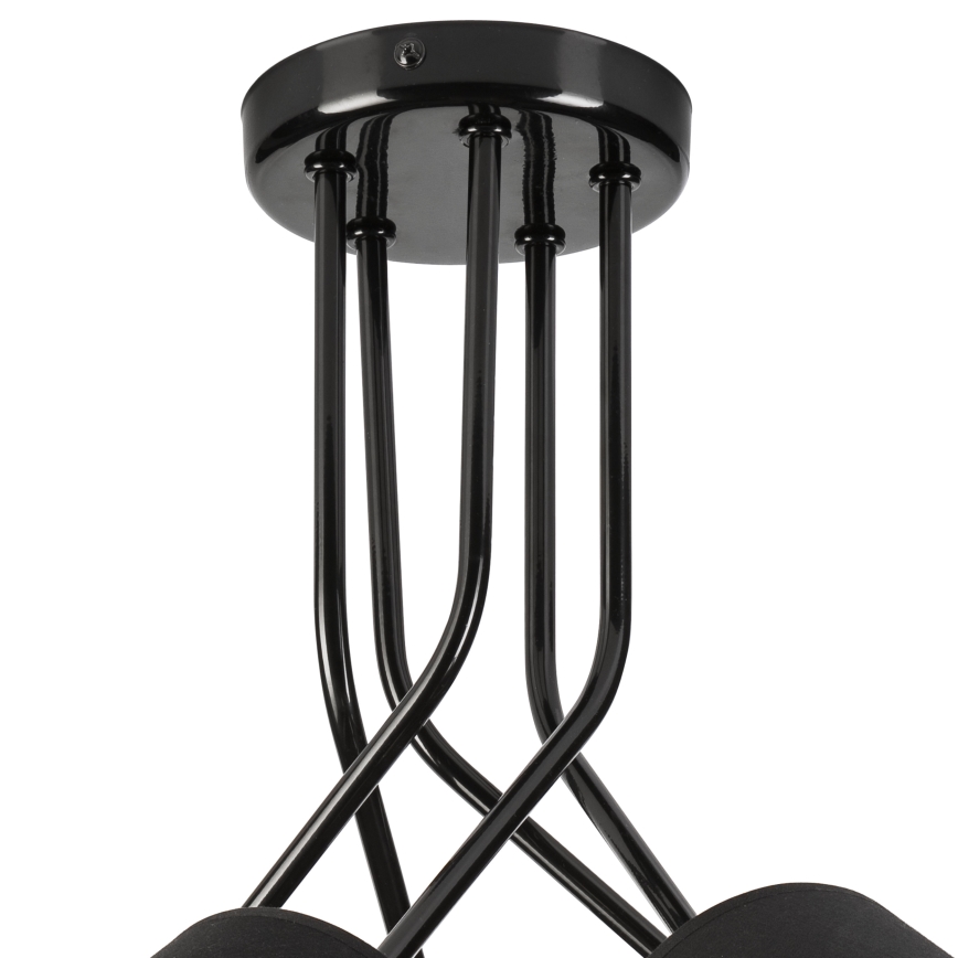 Pendelkrona IRMA 5xE27/60W/230V svart