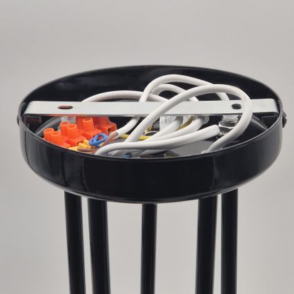 Pendelkrona IRMA 5xE27/60W/230V svart