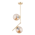Pendelkrona LIBERTY 2xE14/40W/230V guld/beige