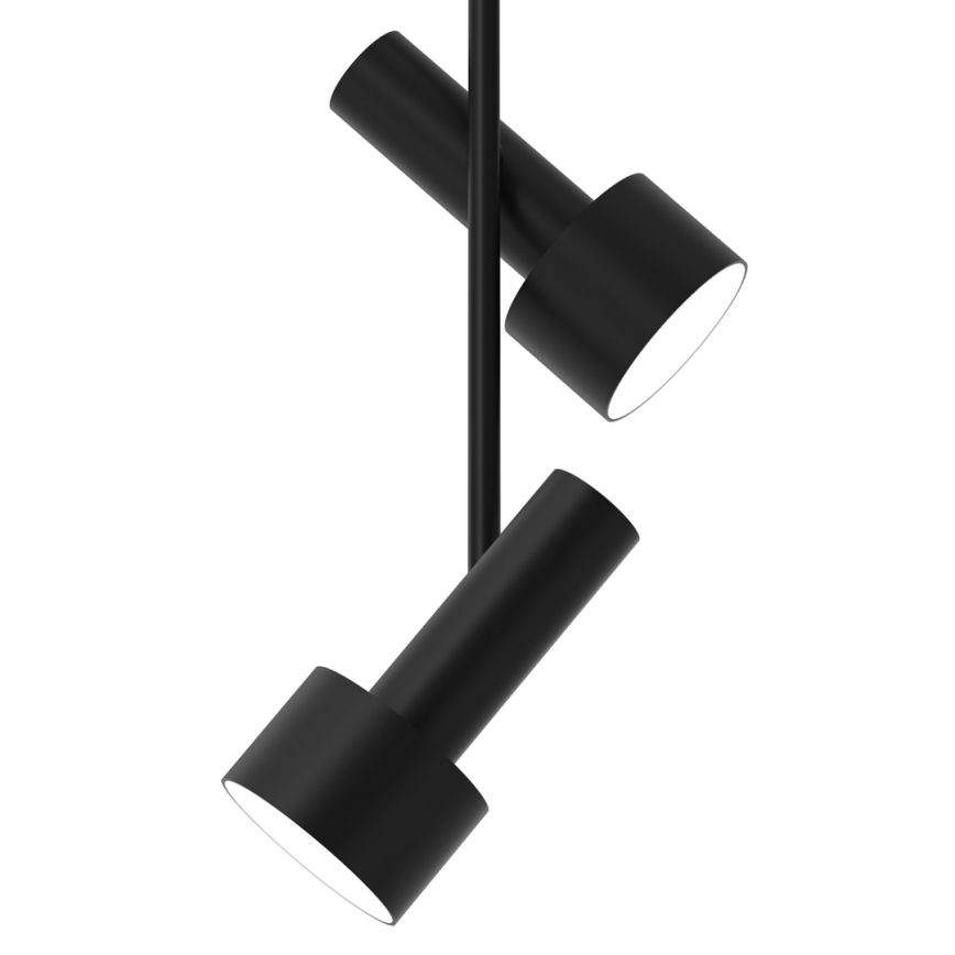 Pendelkrona LINTERNA 2xGX53/12W/230V svart