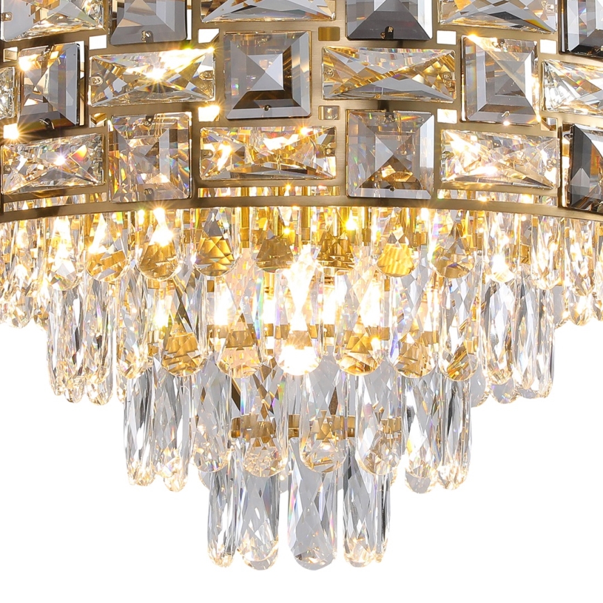 Pendelkrona LUXURIA 9xE14/40W/230V guld