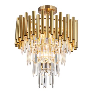 Pendelkrona MADISON 9xE14/40W/230V guld