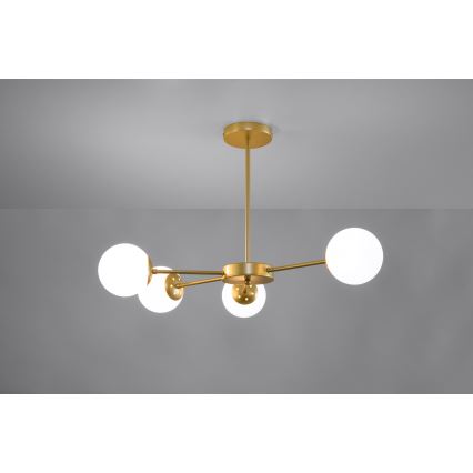 Pendelkrona MATI 4xG9/20W/230V gyllene