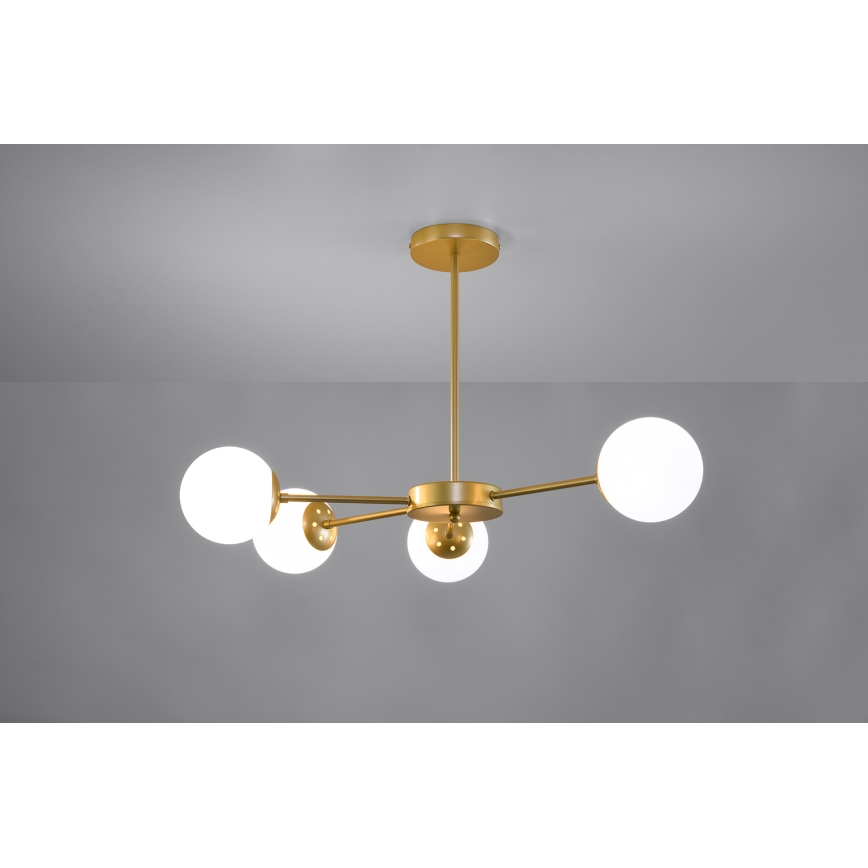 Pendelkrona MATI 4xG9/20W/230V gyllene