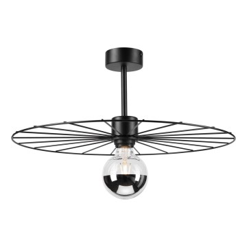 Pendelkrona MONTANA 1xE27/15W/230V diameter 45 cm svart