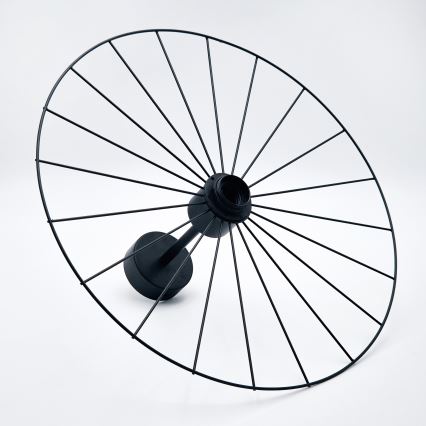 Pendelkrona MONTANA 1xE27/15W/230V diameter 45 cm svart