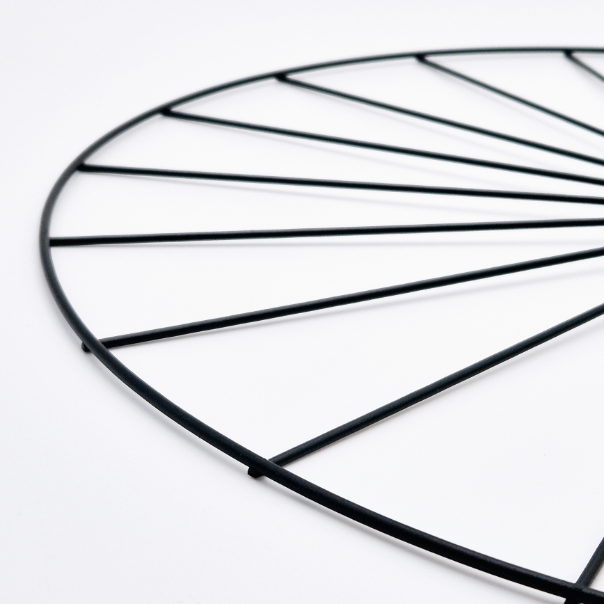 Pendelkrona MONTANA 1xE27/15W/230V diameter 45 cm svart