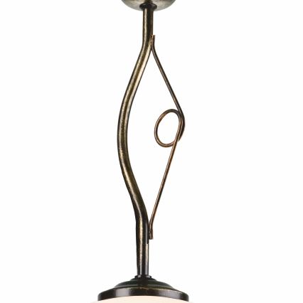 Pendelkrona RETRO 1xE27/60W/230V svart patina