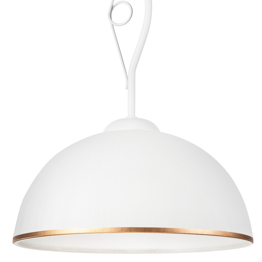 Pendelkrona RETRO II 1xE27/60W/230V vit