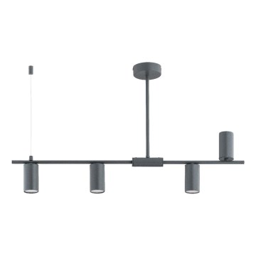 Pendelkrona URANOS 4xGU10/10W/230V grå
