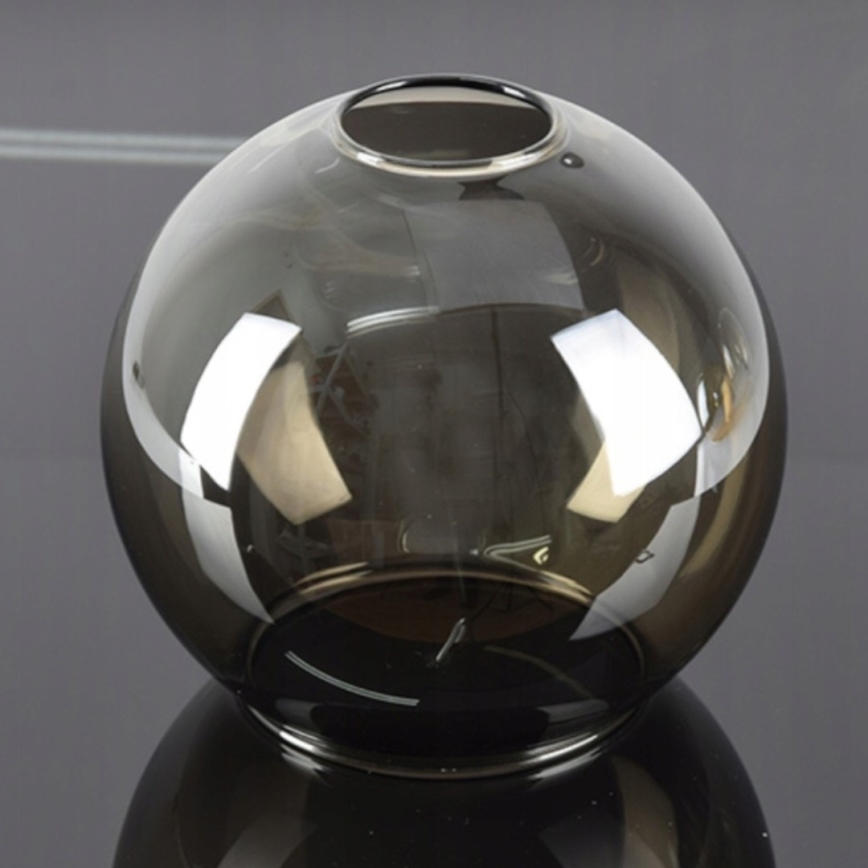 Pendelkrona VASCO 6xE27/60W/230V svart/rökig svart