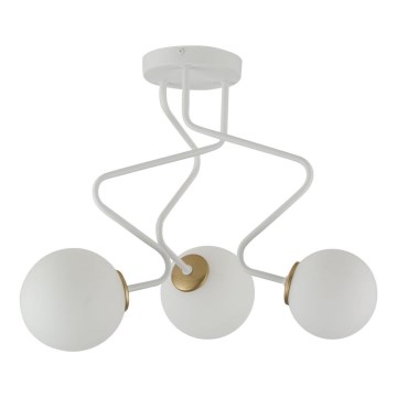 Pendelkrona ZIGZAG 3xG9/12W/230V vit