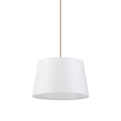 Pendellampa AIDA 1xE27/60W/230V Ø 25 cm ek/brun/vit