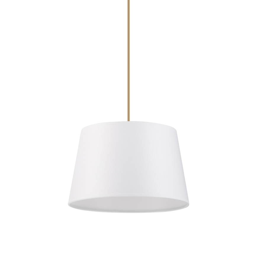 Pendellampa AIDA 1xE27/60W/230V Ø 25 cm ek/brun/vit