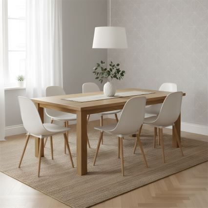 Pendellampa AIDA 1xE27/60W/230V Ø 35 cm ek/vit