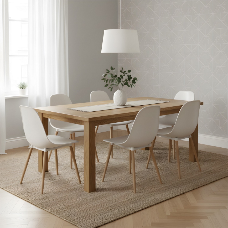 Pendellampa AIDA 1xE27/60W/230V Ø 35 cm ek/vit