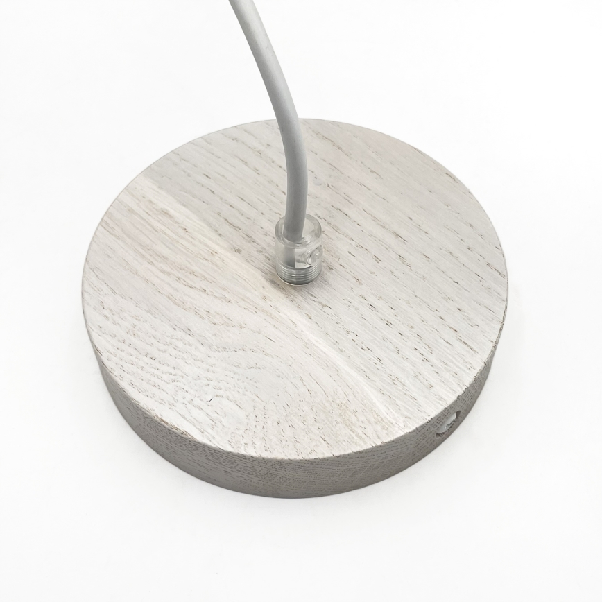 Pendellampa AIDA 1xE27/60W/230V Ø 35 cm ek/vit