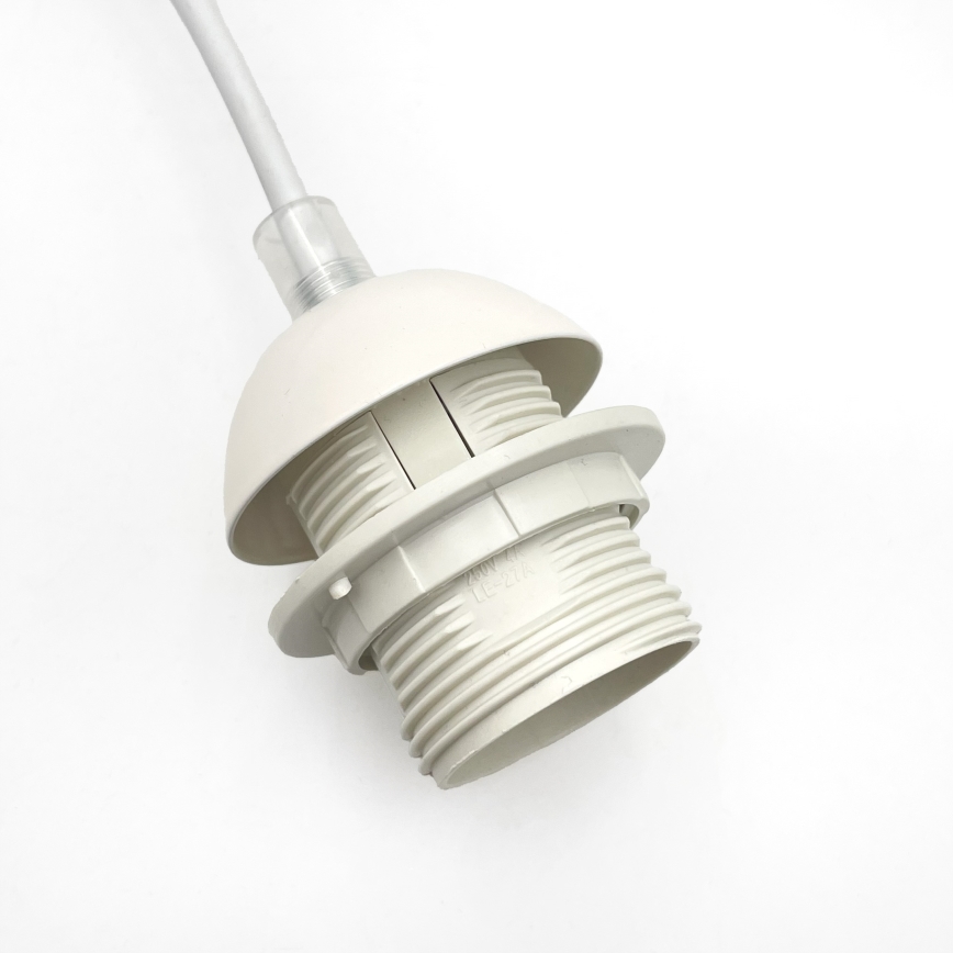 Pendellampa AIDA 1xE27/60W/230V Ø 35 cm ek/vit