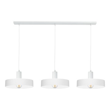 Pendellampa ARCANE 3xE27/60W/230V, vit