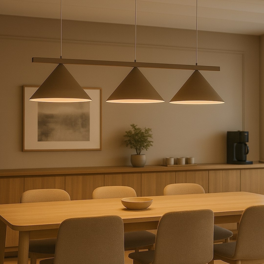 Pendellampa CAPITAL 3xGX53/15W/230V beige